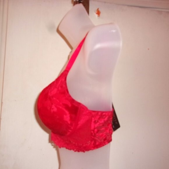 Youmita 36B Barbados Cherry Push up Bra w/ Underwire NWT - Picture 3 of 12